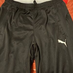 Black puma sweatpants
